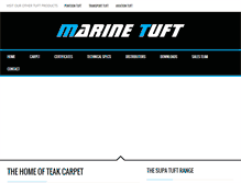 Tablet Screenshot of marinetuft.com